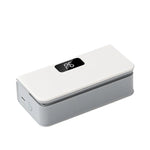 Compact 2-in-1 bag sealer and cutter held in one hand