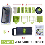 Kitchizon 15-in-1 Vegetable Chopper with Container