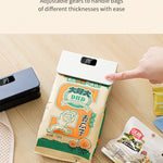 Sealing machine with packaging 